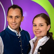 Julia Haidinger und Simon Schuster