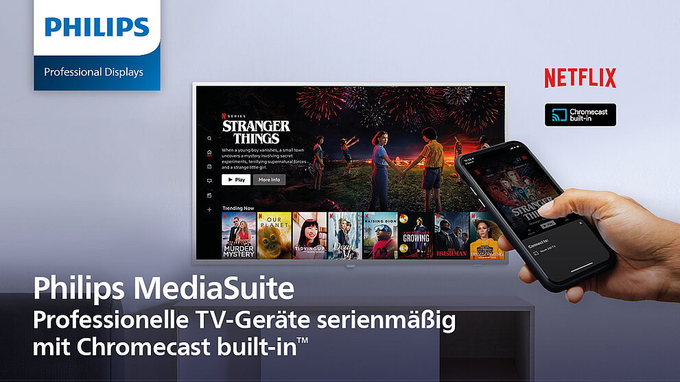 Philips MediaSuite TV mit Chromecast built-in™