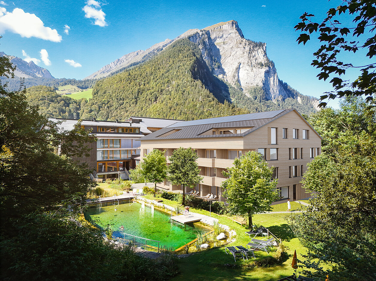 Außenansicht Hotel Krone in Au