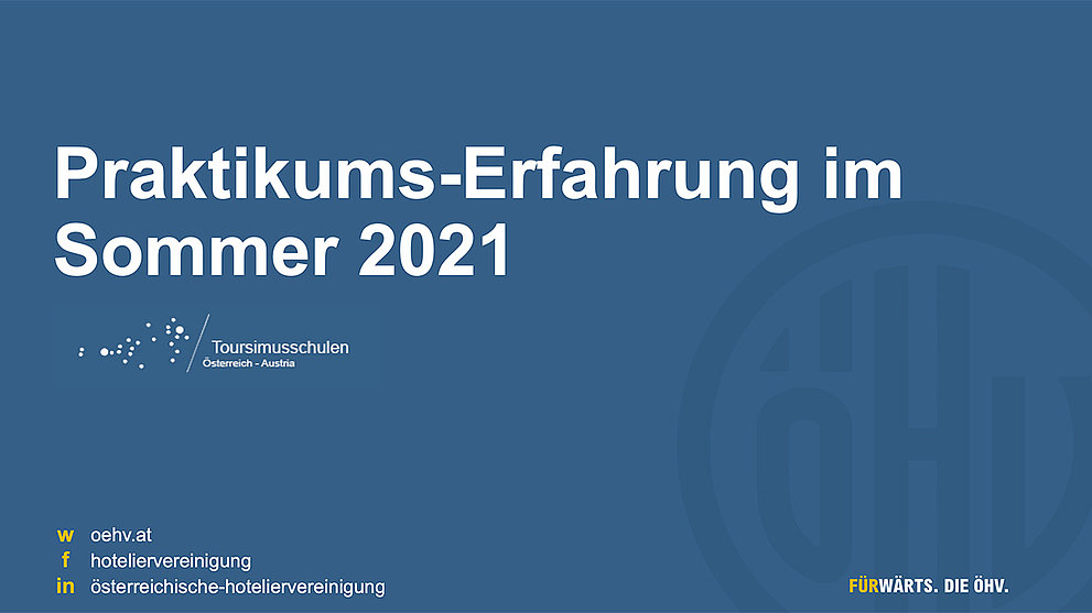 Gute Noten von Tourismus-Schüler:innen für Praktika