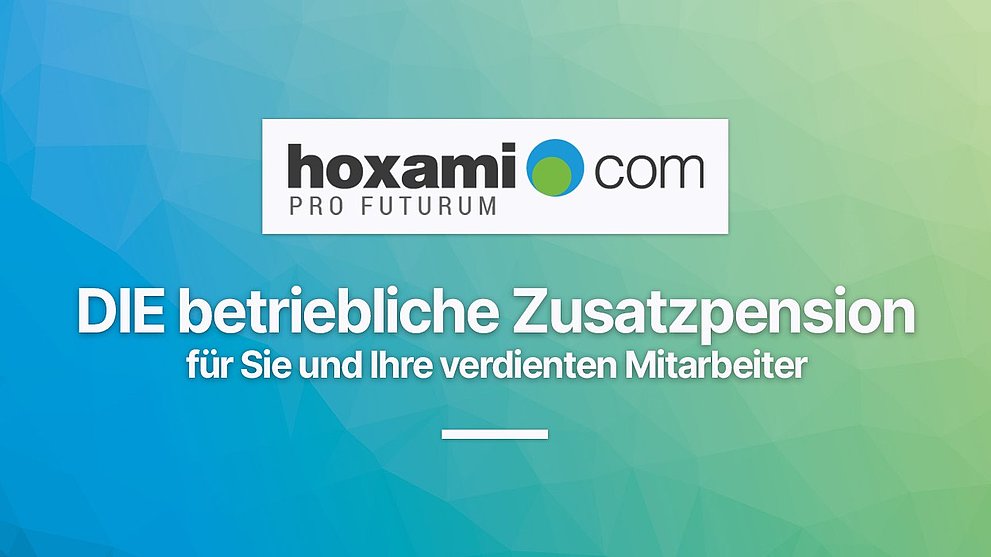 hoxami proFuturum: DIE Altersvorsorge für die Hotellerie