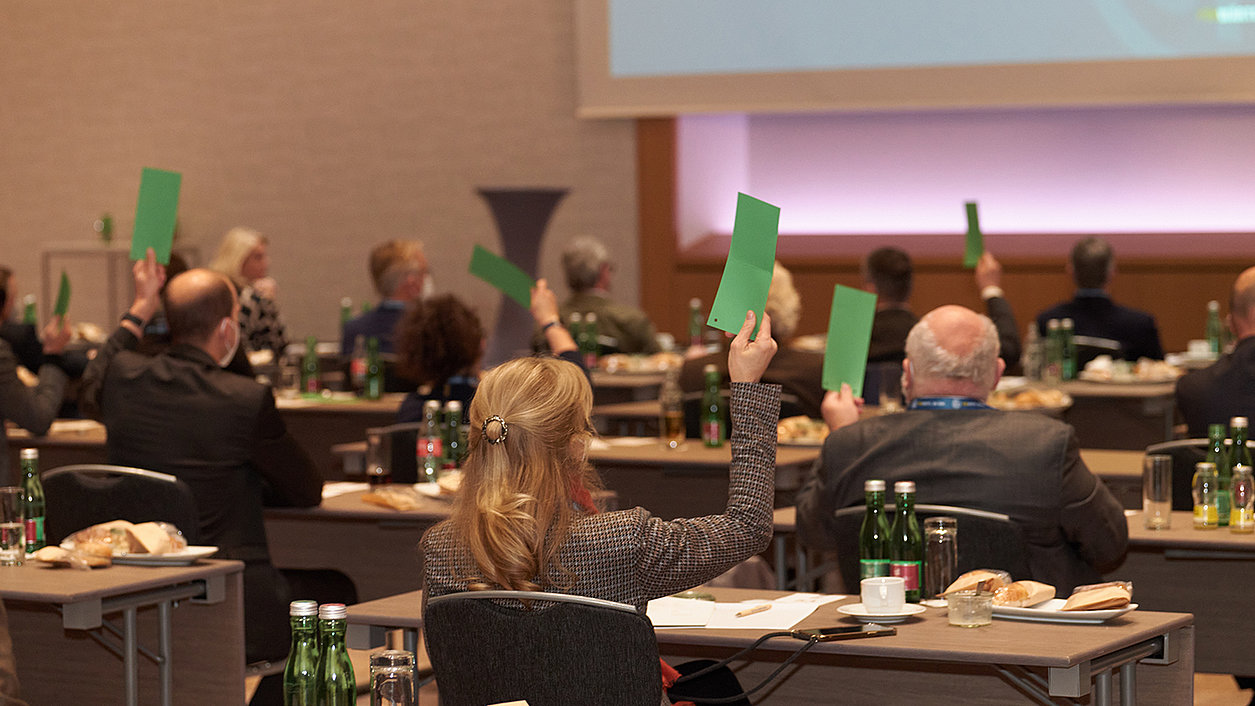 Abstimmung bei der ÖHV-Generalversammlung