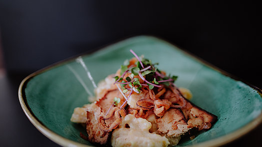 Vegane Käsespätzle von Timo Franke