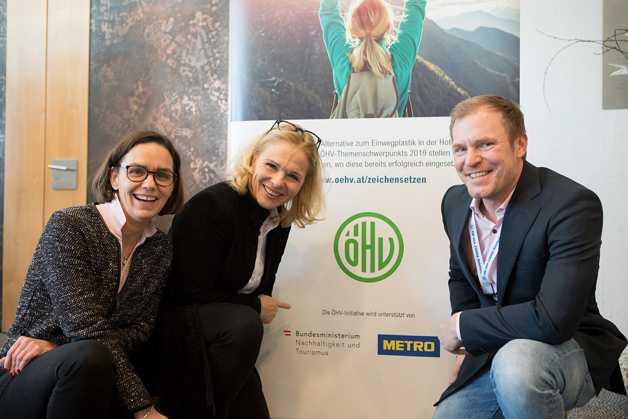 Präsentation beim ÖHV-Kongress mit Sektionschefin Rauch-Keschmann & METRO