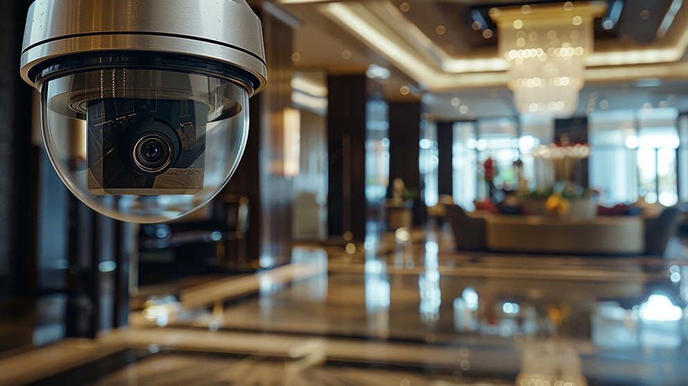 Sichere Videoüberwachung in Hotels