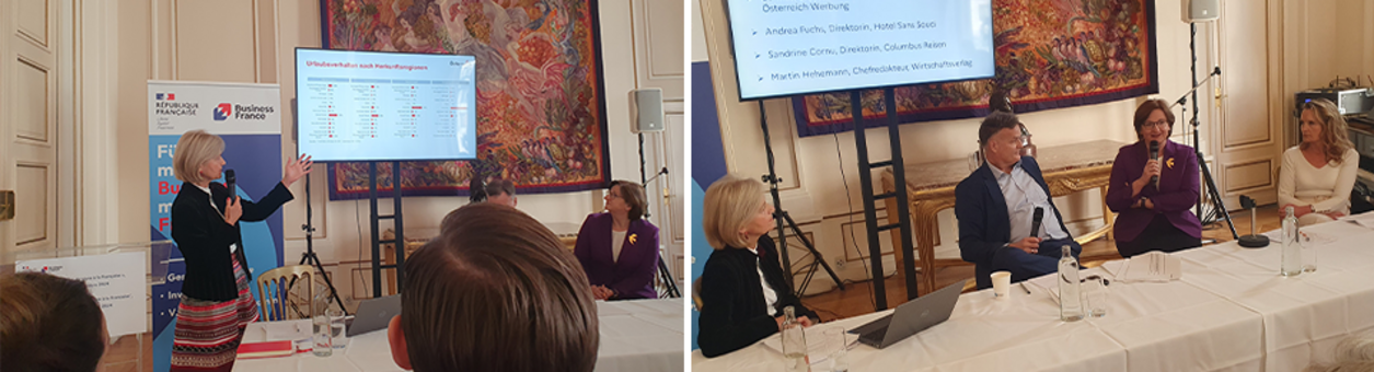 Die Teilnehmer:innen der Podiumsdiskussion