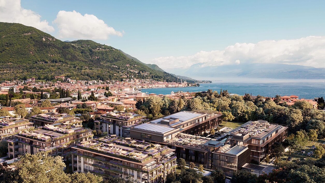 Falkensteiner Residences Lake Garda von oben