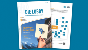 Titelbild der Herbstausgabe der ÖHV-Mitgliederzeitschrift "die lobby"