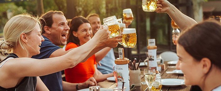 Sommerlicher Klimateller in der Luftburg - Kolarik im Prater