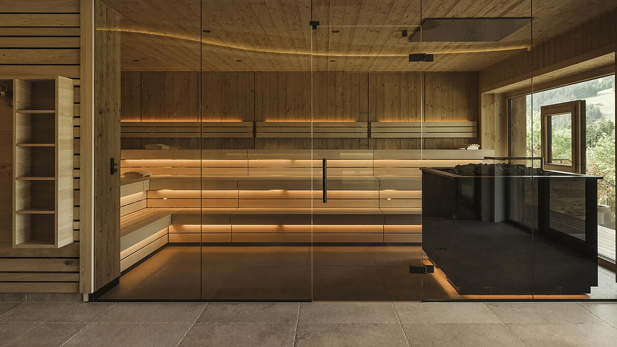 Foto: Jenny Haimerl Sauna im Natürlich.Spa in der Kaiserlodge