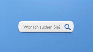 Suchfenster auf einer Website